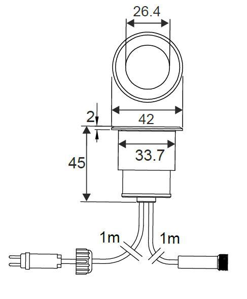 LED svietidlo podlahové Lumina 12V-1W