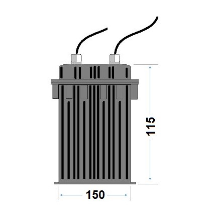 Transformátor do zeme 12V ac/50W T2524RB