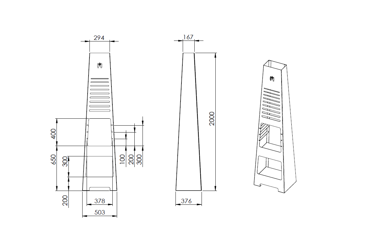 TORRE ohnisko (grill)