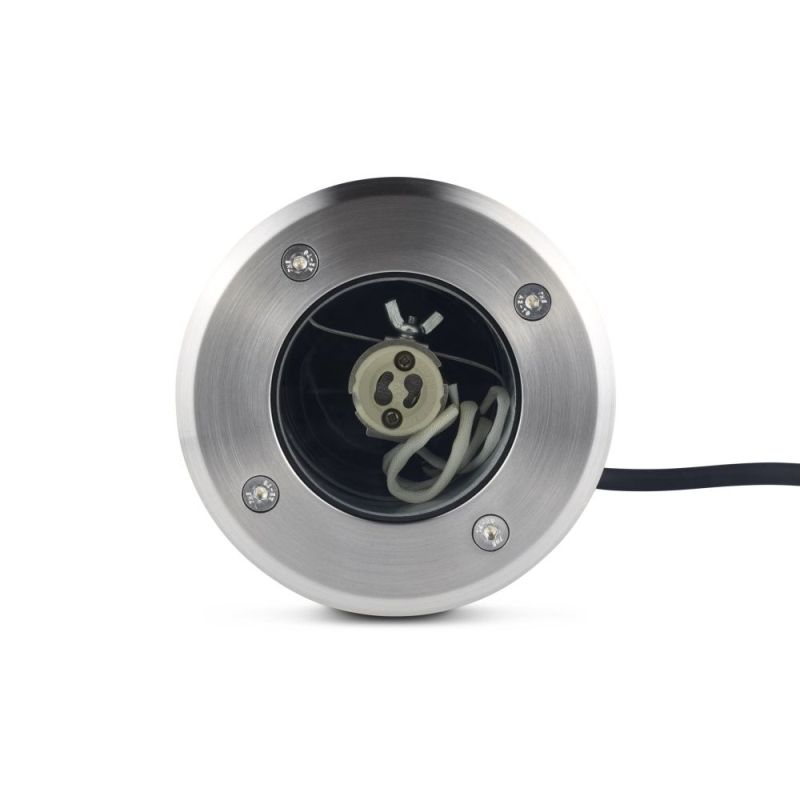 MODULA svietidlo do zeme 230V/GU10-20W-50W, okrúhle