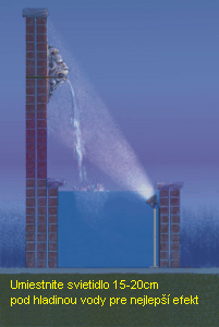 Atlantus svietidlo jazierkové 12V/MR16-50W